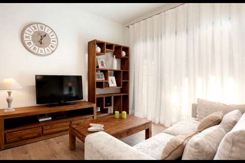 Terrace Corcega 2 barcelona apartment - living room